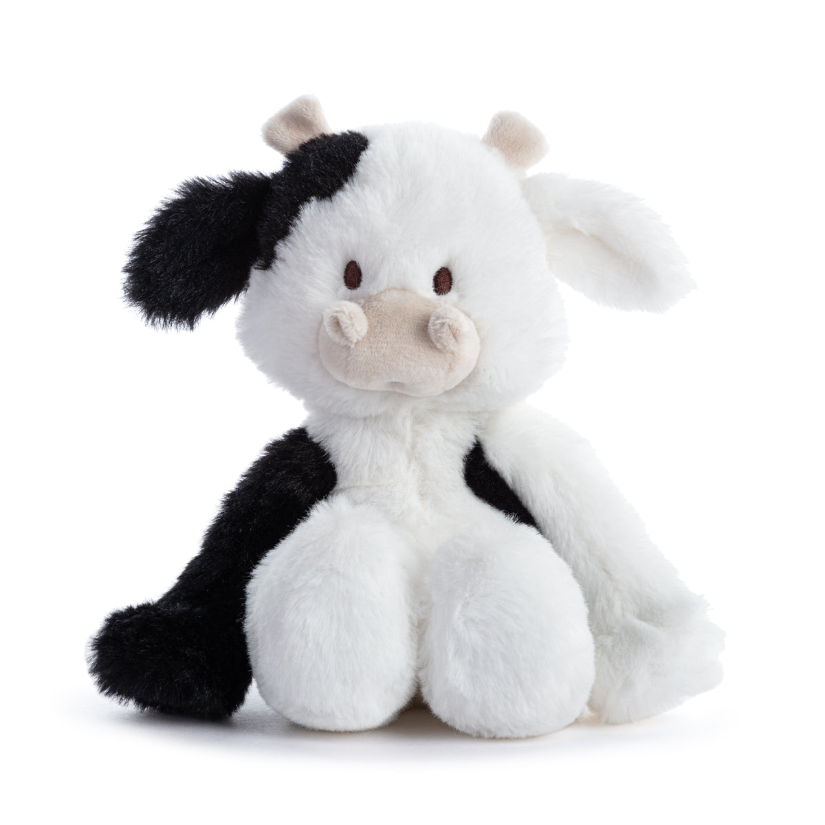 Tinies Black & White Cow Plush