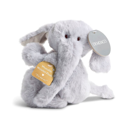 Gray Elephant Wristlet Plush