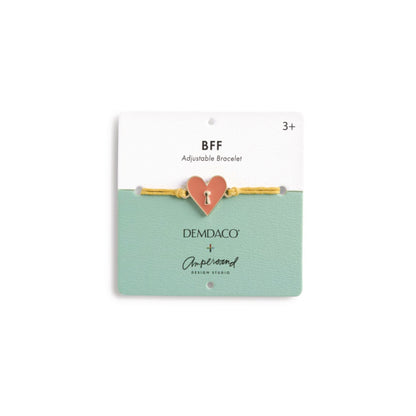 Ampersand BFF Floral Plush Bear & Bracelet Set