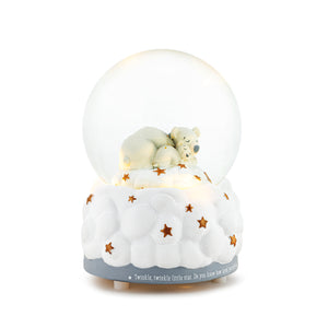 Twinkle Light Up Musical Water Globe