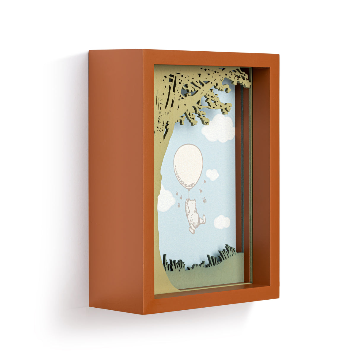 Winnie-the-Pooh Balloon Shadow Box Frame