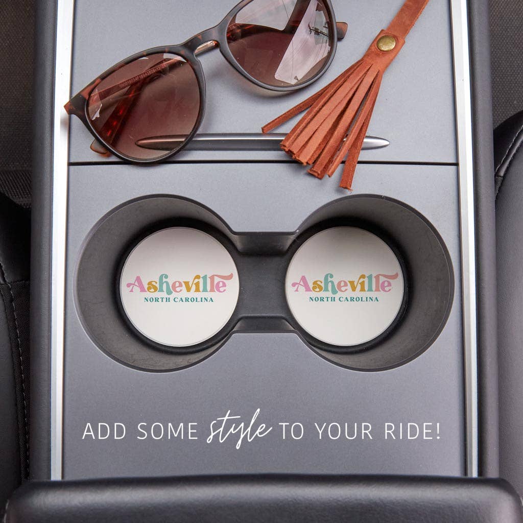 Pastel Retro Car Coaster Set - Greensburg, Pennsylvania