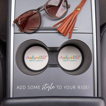 Pastel Retro Car Coaster Set - Greensburg, Pennsylvania