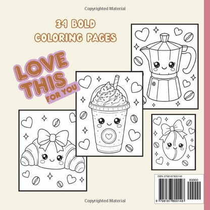 Coffee Cuties Coloring Book