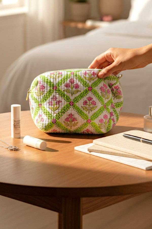 Barry Floral Cosmetic Bag Set