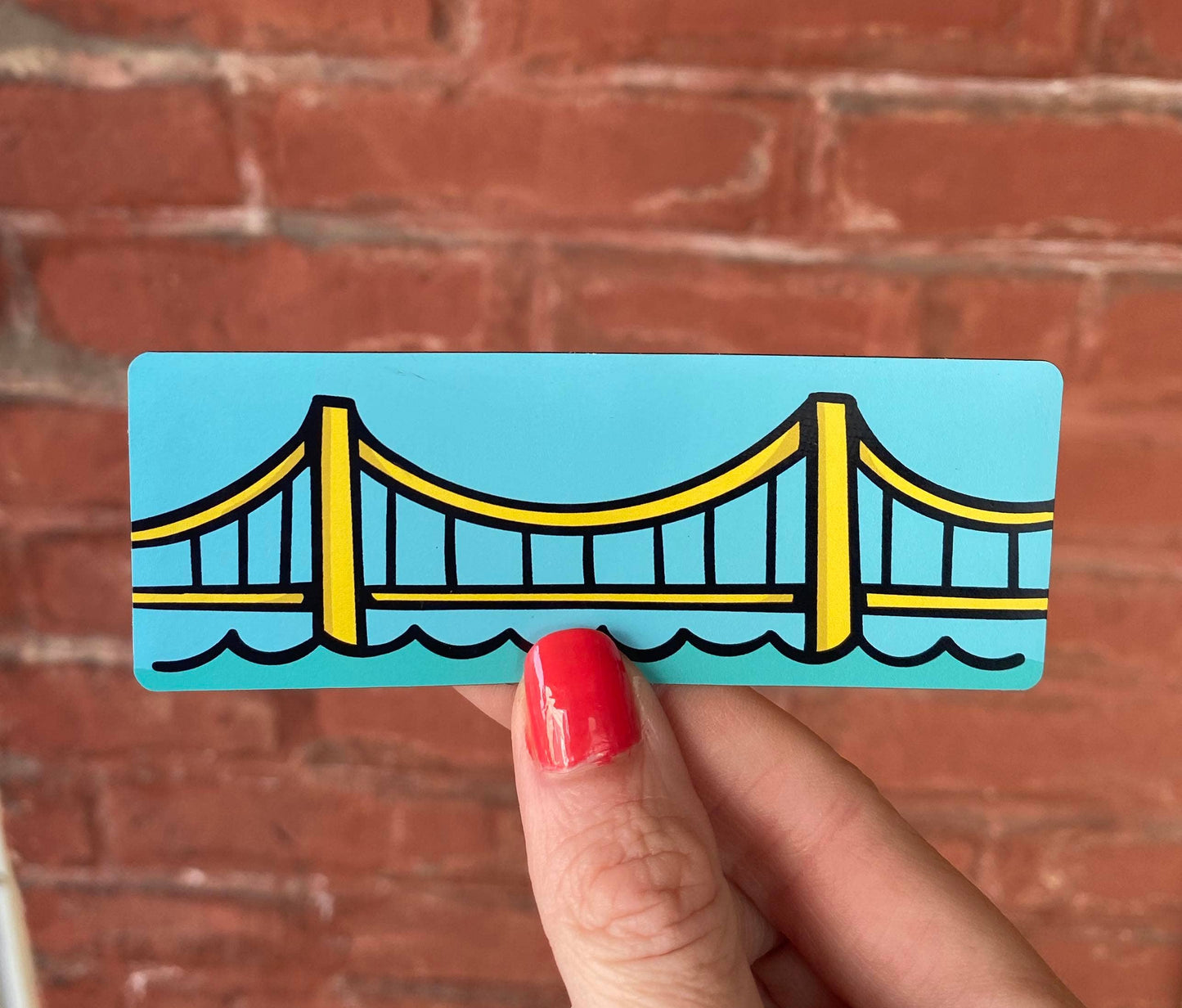 Pittsburgh Bridge Weatherproof Magnet