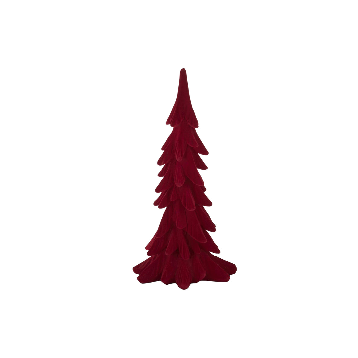 Small Red Velvet Christmas Trees