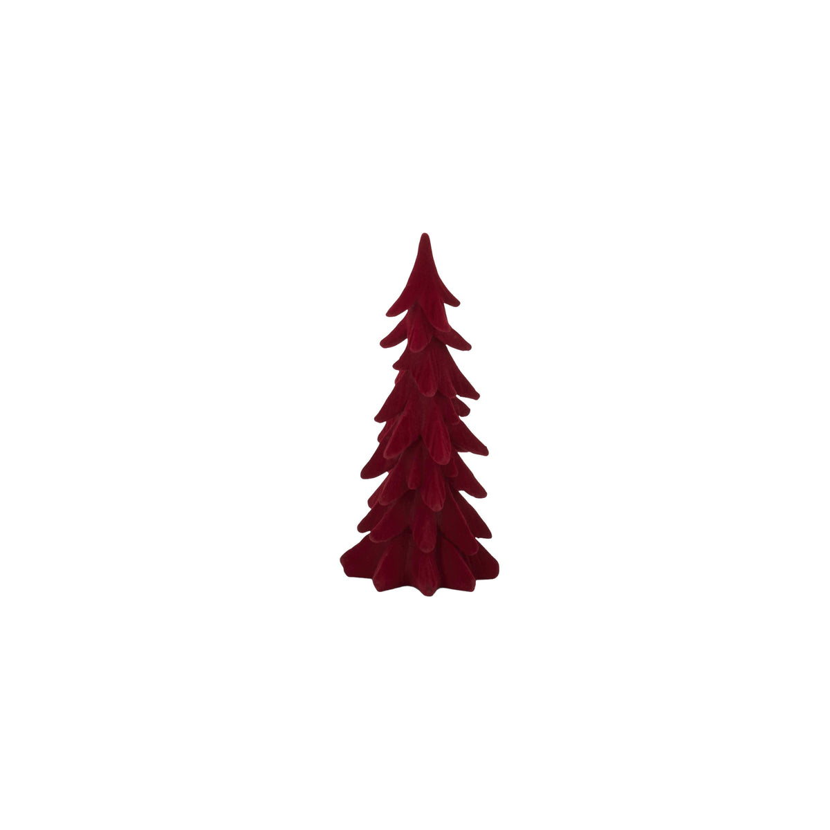 Small Red Velvet Christmas Trees