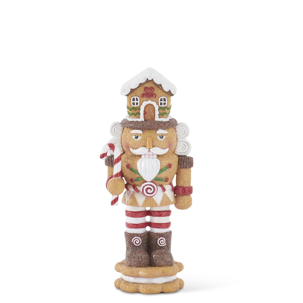 Glittered Resin Gingerbread Soldier Nutcrackers