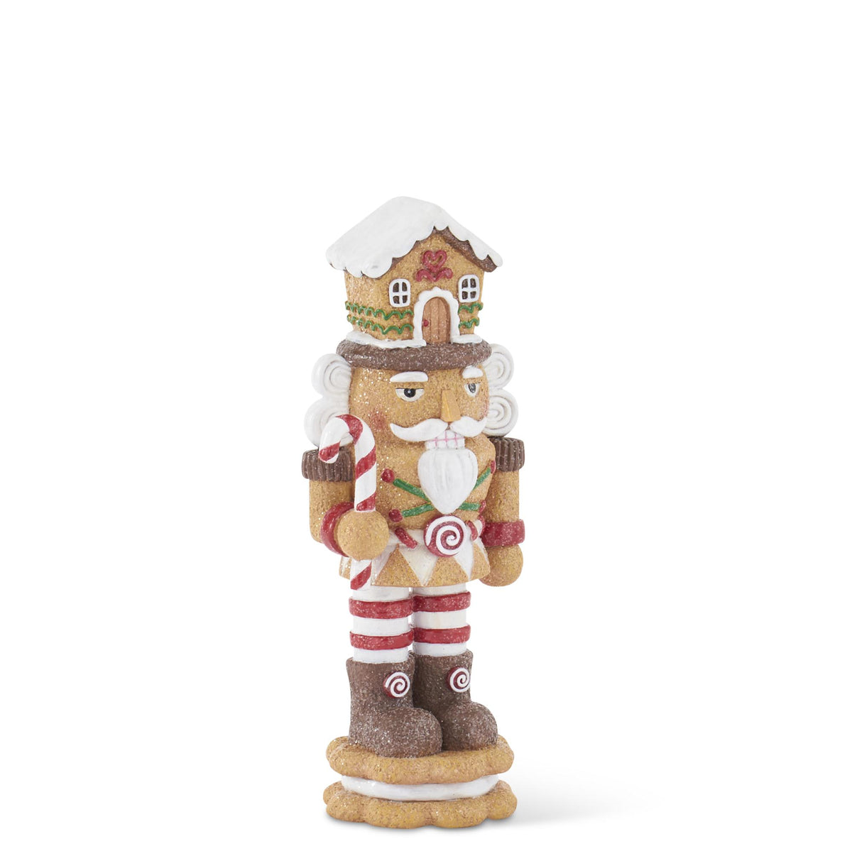 Glittered Resin Gingerbread Soldier Nutcrackers
