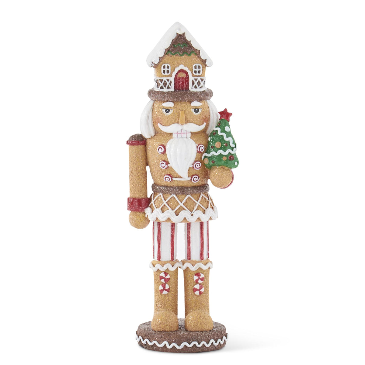 Glittered Resin Gingerbread Soldier Nutcrackers