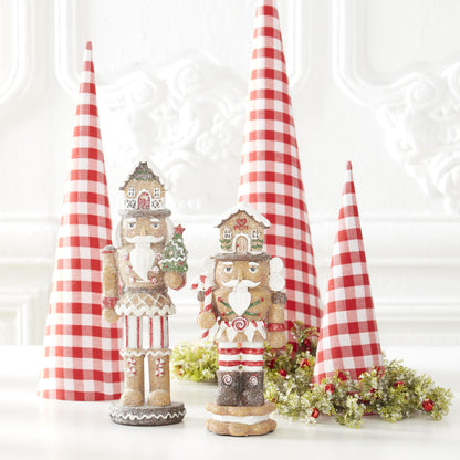 Glittered Resin Gingerbread Soldier Nutcrackers