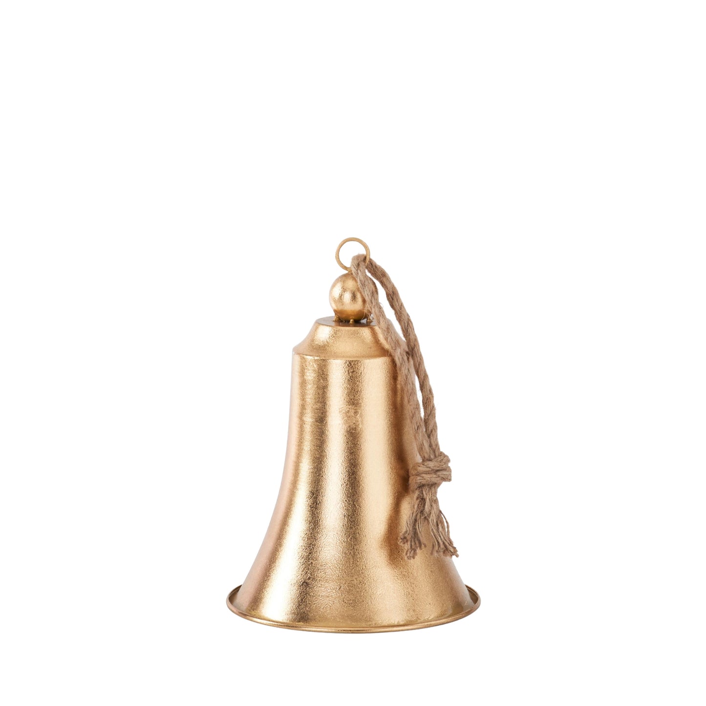 Gold Metal Bells with Rope Hangar