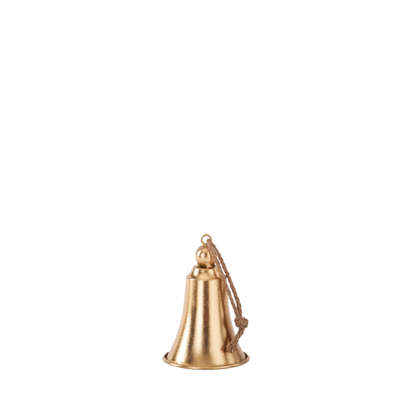 Gold Metal Bells with Rope Hangar