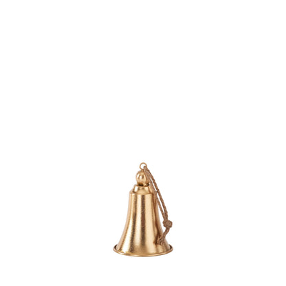 Gold Metal Bells with Rope Hangar