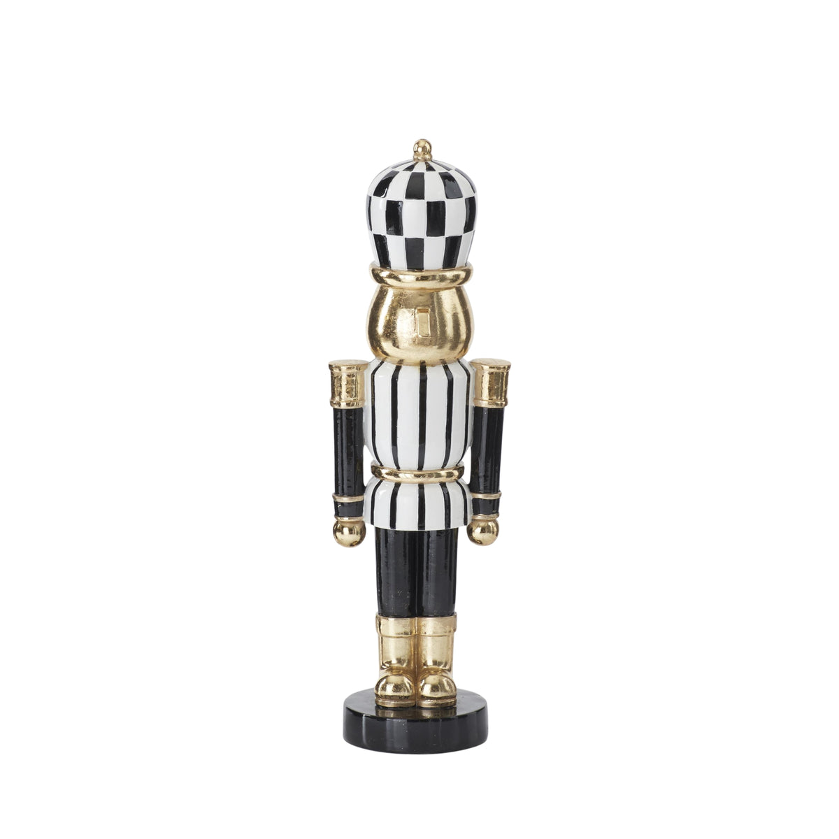 Black & Gold Resin Nutcrackers