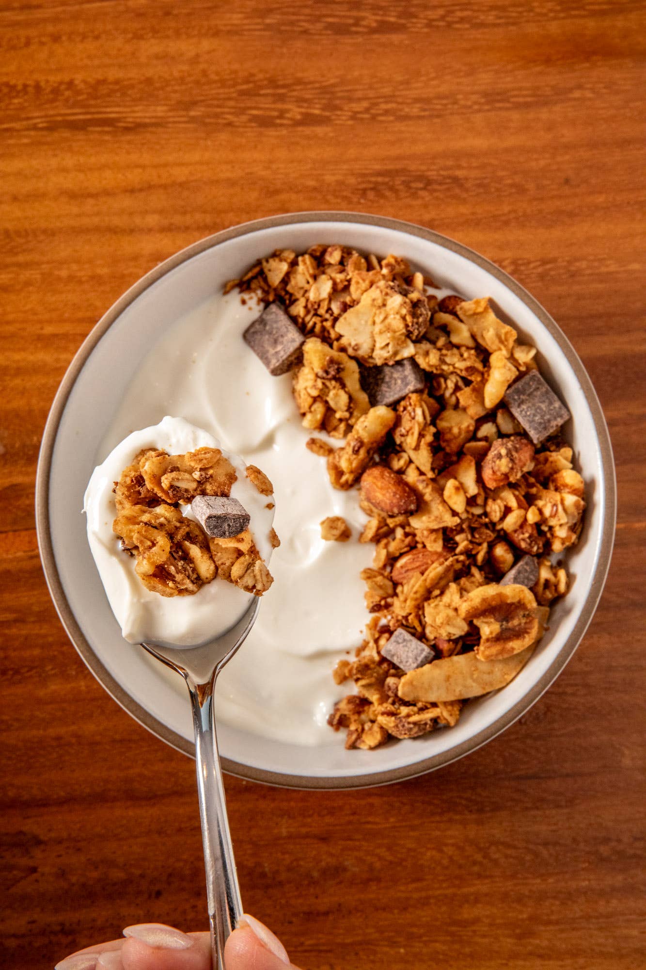 Banana & Chocolate Chunk Granola