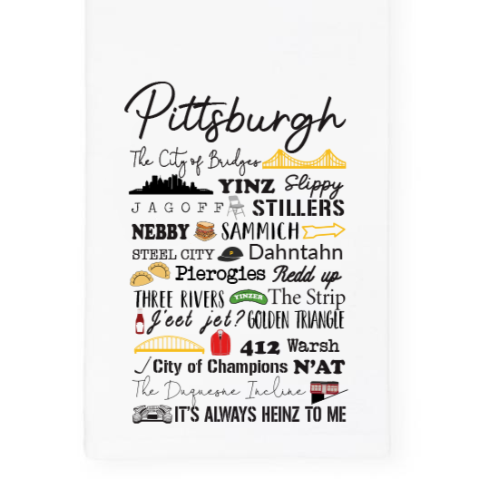 Pittsburgh Things Tea Towel