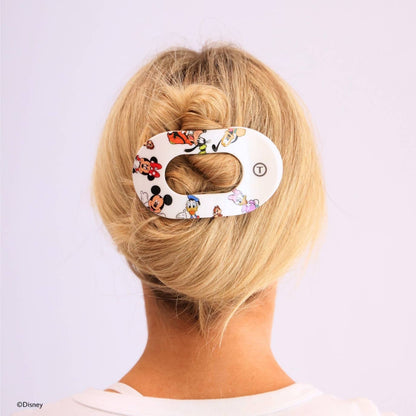 Flat Round Hair Clip - Mickey & Friends