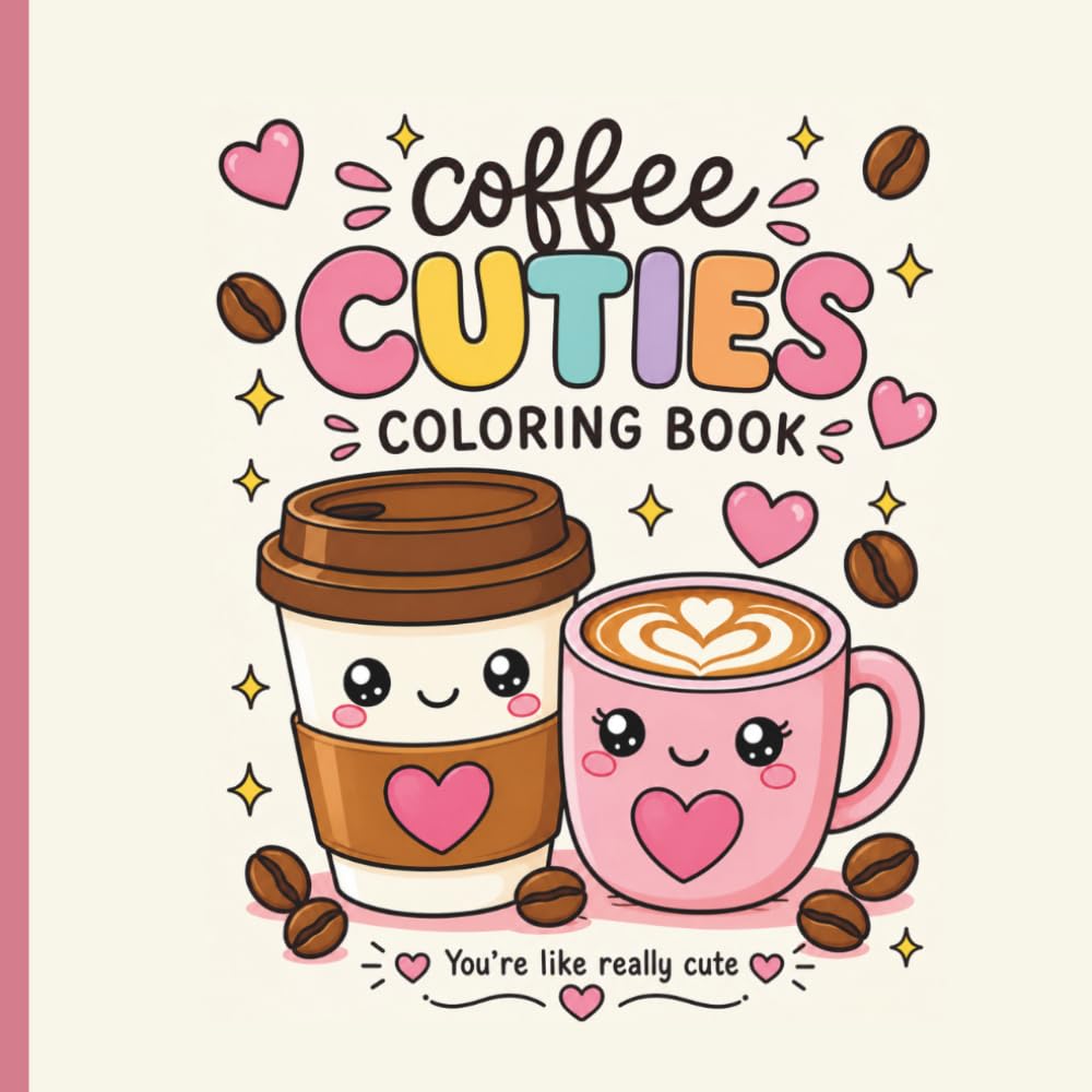 Coffee Cuties Coloring Book