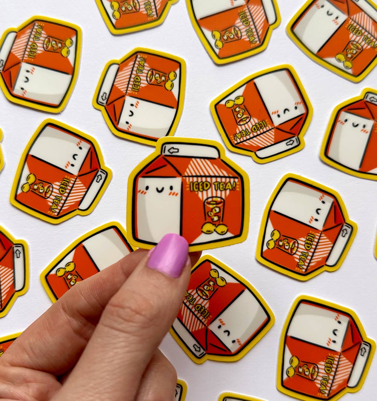 Pittsburgh Tea Carton Mini Sticker