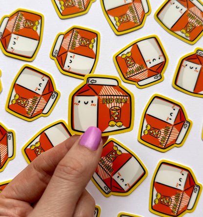 Pittsburgh Tea Carton Mini Sticker
