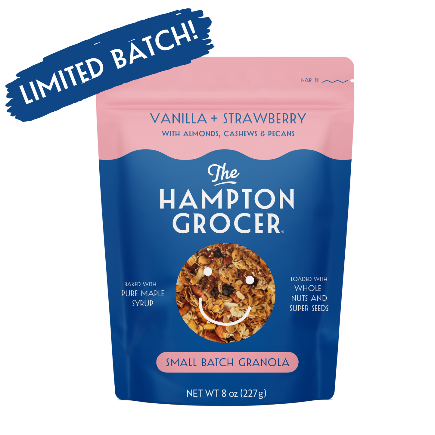 Vanilla Bean Strawberry Granola