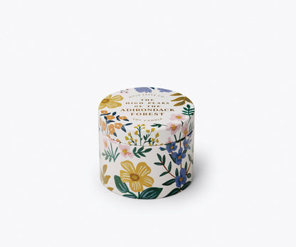 The High Peaks of the Adirondacks Forest Tin Candle