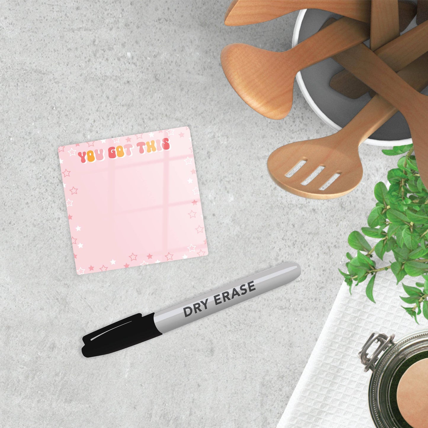 Dry Erase Note Tile - You Got This
