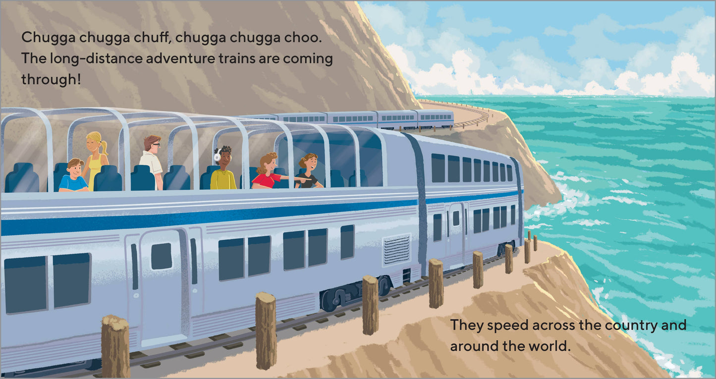 Trains Coming Through! Book