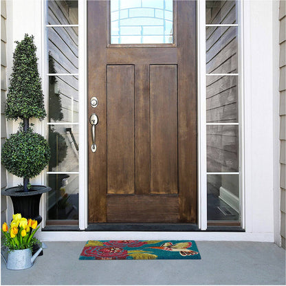 Spring Hummingbird Delight Door Mat