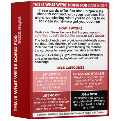 This Is What We're Doing For Date Night