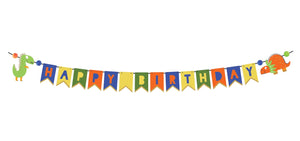 Happy Birthday Banner - Dinosaur