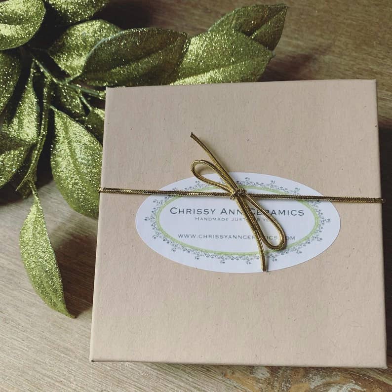 Ceramic Heart Ring Dish - Mine