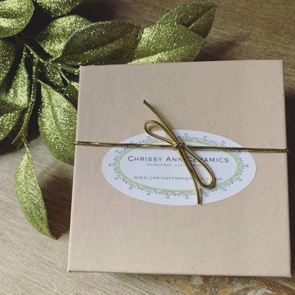 Ceramic Heart Ring Dish - Mine