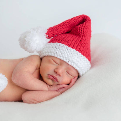 Knit Beanie Hat for Kids - Santa