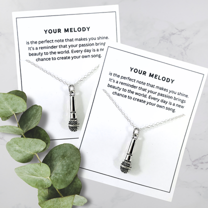 Your Melody Microphone Necklace  