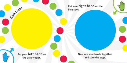 Hasbro Twister Board Book - Right Hand Here