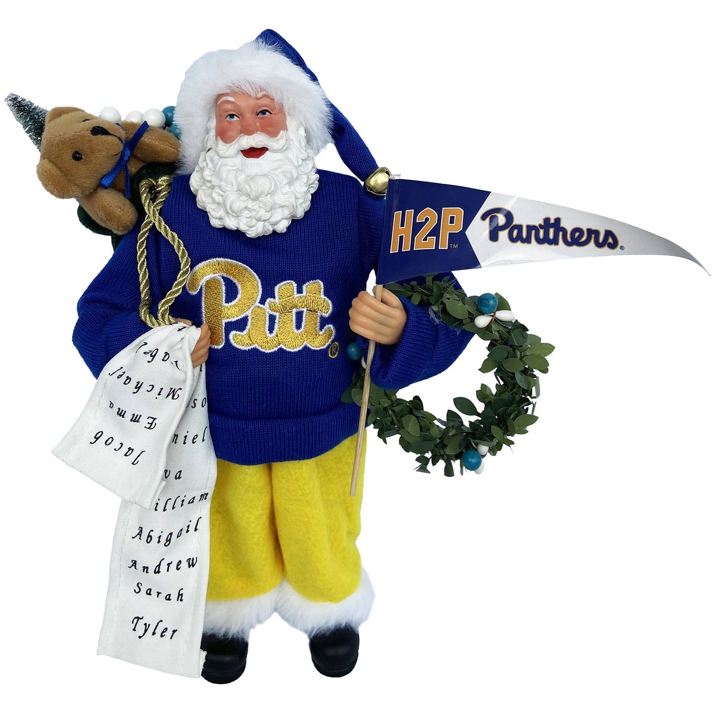 University of Pittsburg Panthers Proud Santa