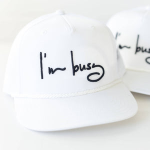 Embroidered Hat - Busy