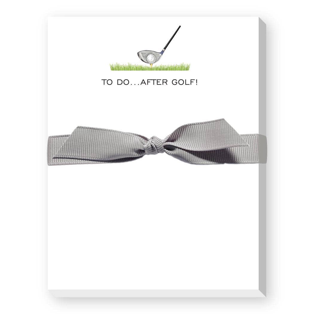 To Do After Golf Mini Notepad