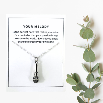 Your Melody Microphone Necklace  