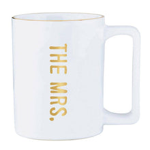 Load image into Gallery viewer, Gold Foil Organic Mug - The Mrs.