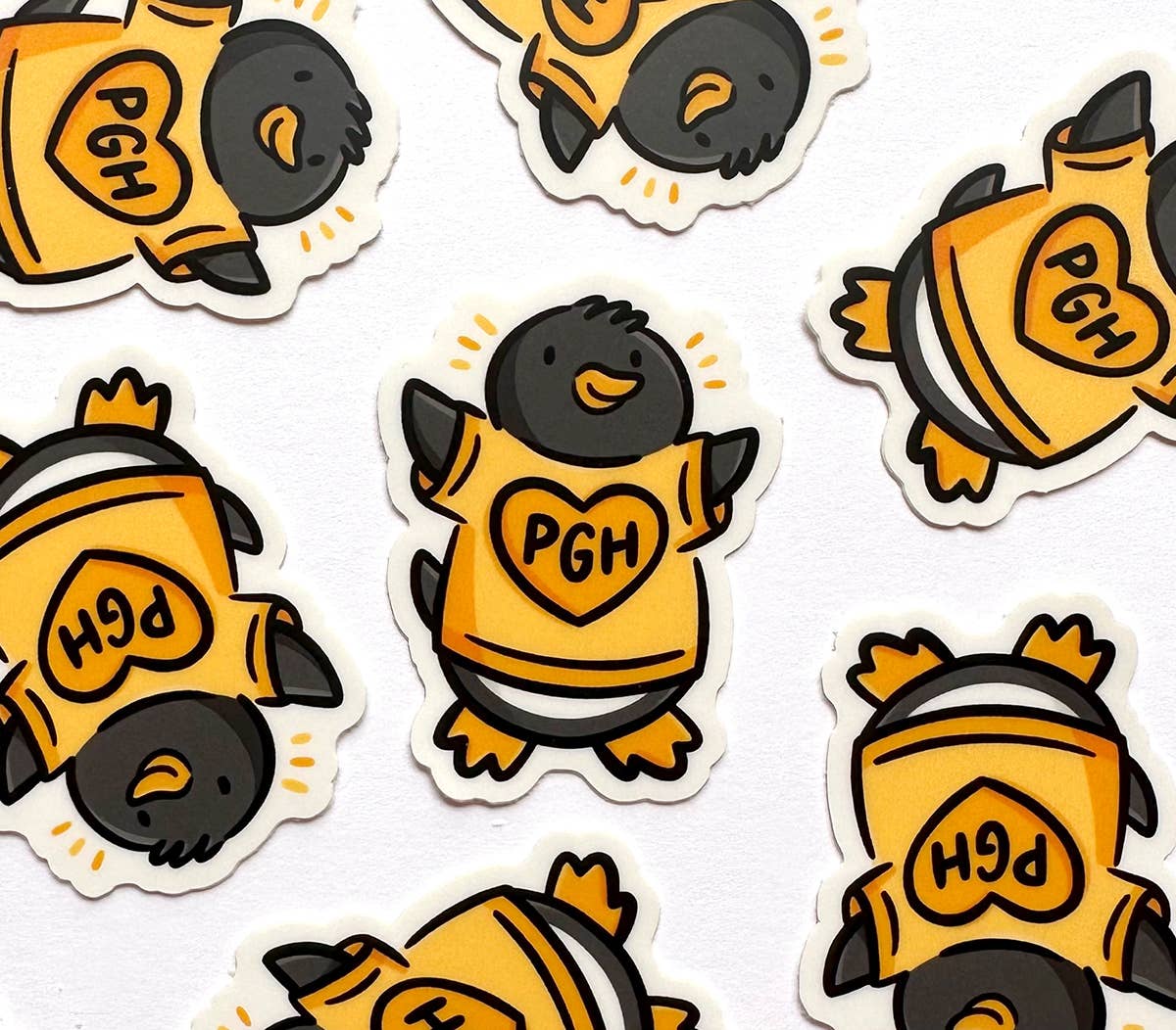 Pittsburgher Penguin Mini Sticker