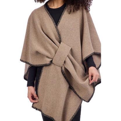 Oatmeal Hayword Blanket Poncho