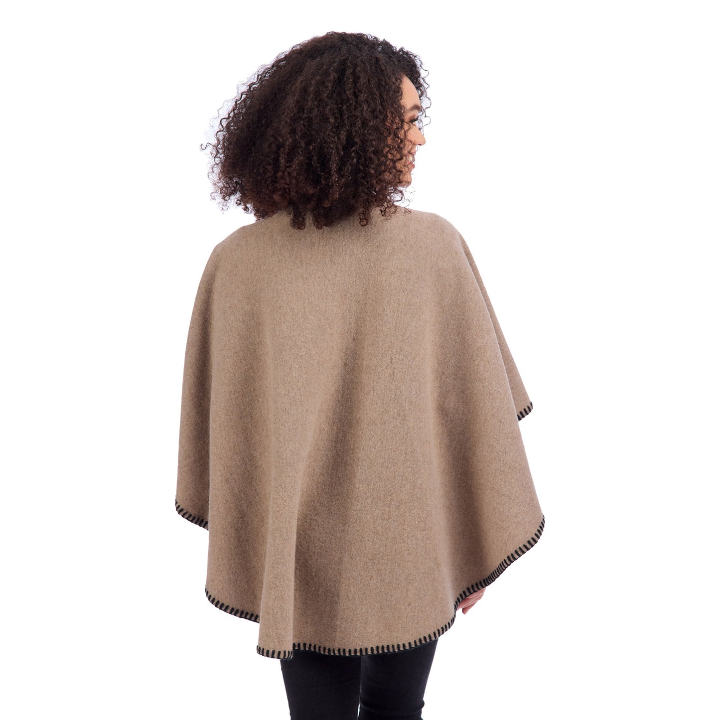 Oatmeal Hayword Blanket Poncho