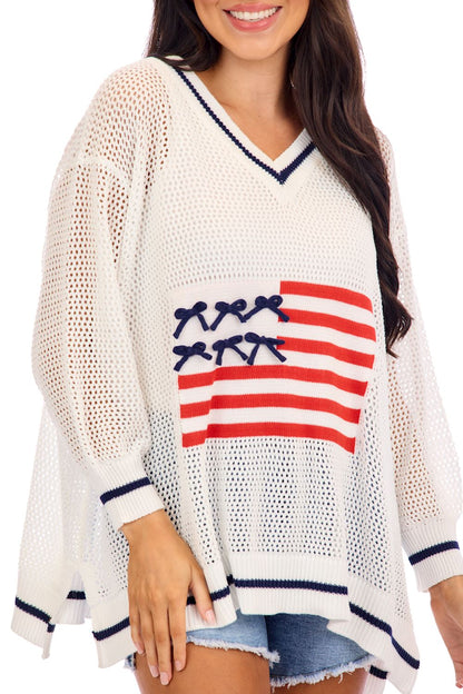 Americana Flag Sweater