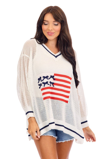 Americana Flag Sweater