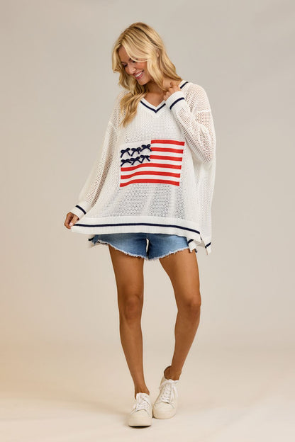 Americana Flag Sweater
