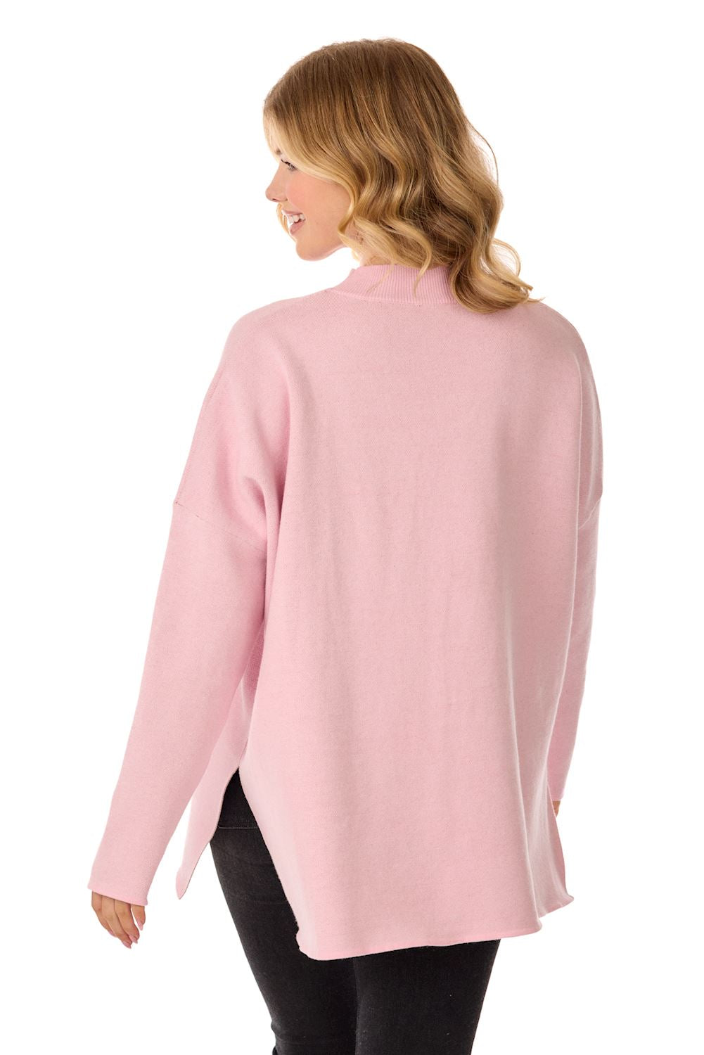 Pink Holiday Jacquard Sweater